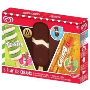 Casdon Комплект за игра с сладолед (Twister, Magnum, Calippo)
