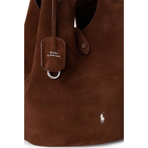 Ralph Lauren шопинг чанта дамска от велур (428P23824) - answear - 977,72 лв