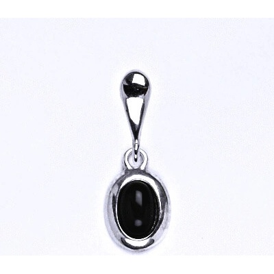 Čištín Zlatý přívěsek přírodní Onyx P 1353 22