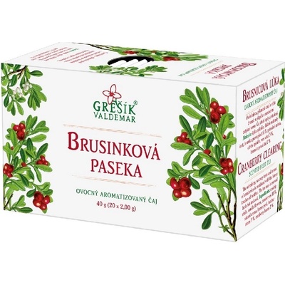 Grešík Ovocný čaj porciovaný Brusnicová lúka 40 g