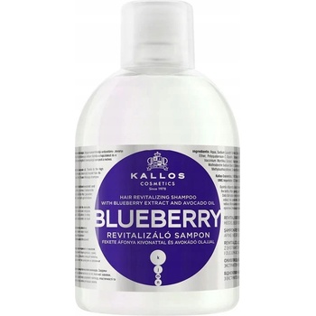Kallos Cosmetics KJMN Blueberry Revitalizing Shampoo revitalizačný šampón na vlasy s extraktom z čučoriedok 1000 ml