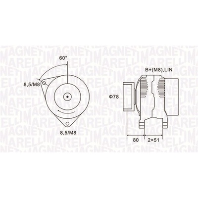 generátor MAGNETI MARELLI 063731919010