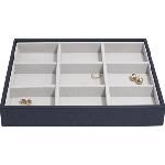 Stackers Ковчеже за бижута Stackers Pebble 9 камери cлassic морскосиньо (75986)