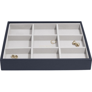 Stackers Ковчеже за бижута Stackers Pebble 9 камери cлassic морскосиньо (75986)