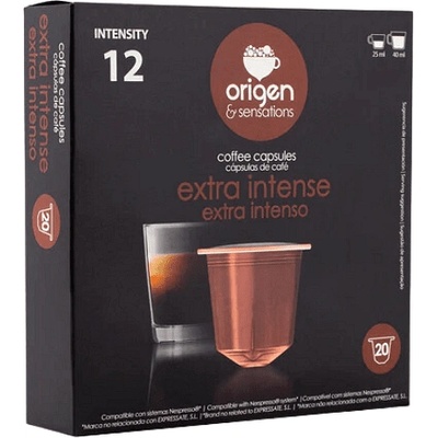 Expessate S. L Origen & Sensations Extra Intense 20бр. алуминиеви капсули - Nespresso® съвместими