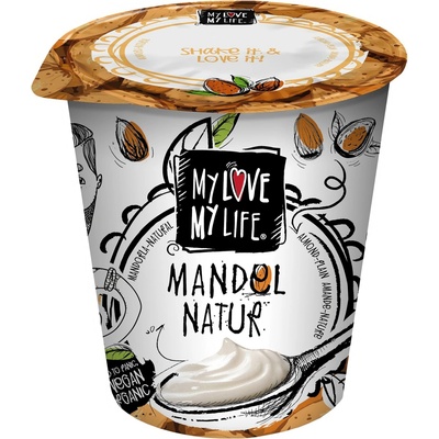 My Love My Life Bio zakysaný mandlový bílý 125 g – Zboží Dáma
