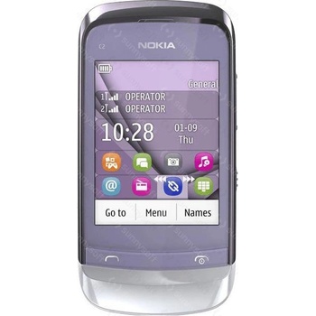 Kryt Nokia C2-03, C2-06 zadný fialový