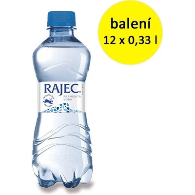 Rajec Voda neperlivá 12 x 330 ml
