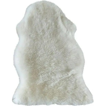 Esbeco Dekoračná kožušina, pravá ovčia koža, 80 × 50 cm, biela, FA11001301SWI
