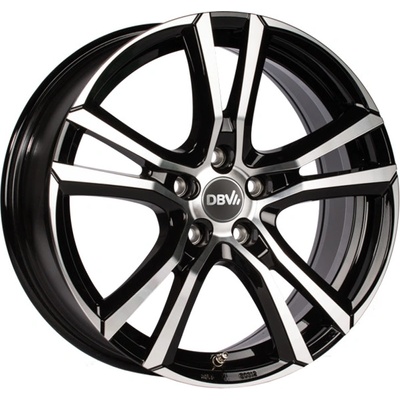 DBV Andorra 7,5x17 5x100 ET35 black polished