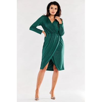 Awama šaty A548 Bottle Green