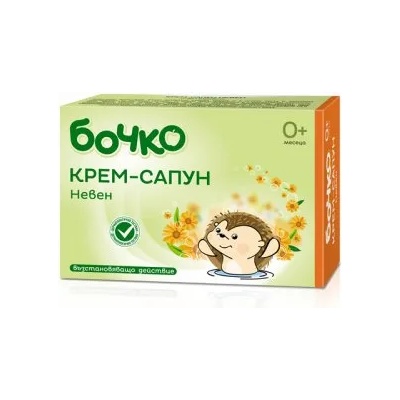 Бочко Бебешки крем сапун с невен 75гр