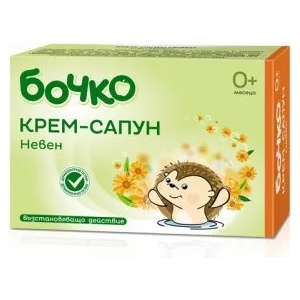 Бочко Бебешки крем сапун с невен 75гр