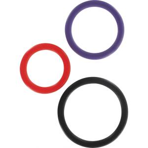 ToyJoy ToyJoy Basics Triple Rings Multicolor 3pcs