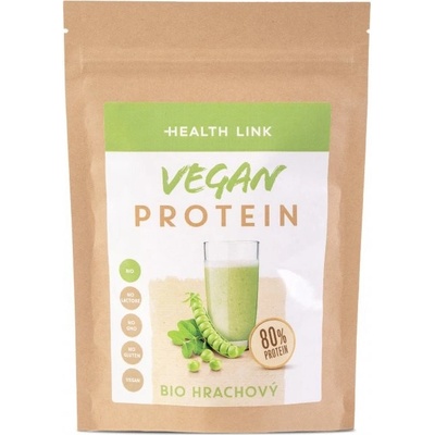 HEALTH LINK Hrachový protein 80 % vegan BIO 300 g