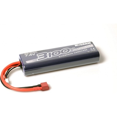 NOSRAM 3100mAh 7.4V 50C LiPo Car Stickpack Hardcase T-DYN konektor N999301U