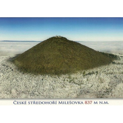 Pohlednice Milešovka - České středohoří