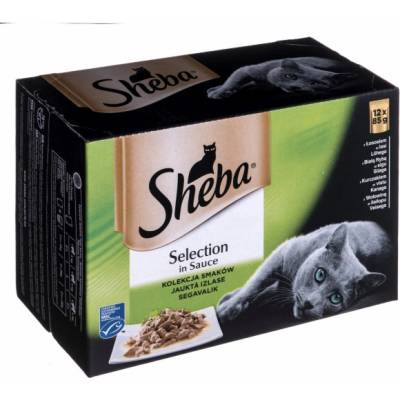 SHEBA Selection v omáčce mix chutí 12x85 g