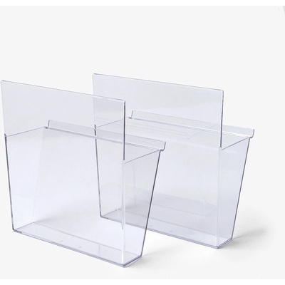 Jansen Display Plexi kapsa na letáky A4 pro stojany BRW a BRT - 2ks v balení 235 x 250 mm