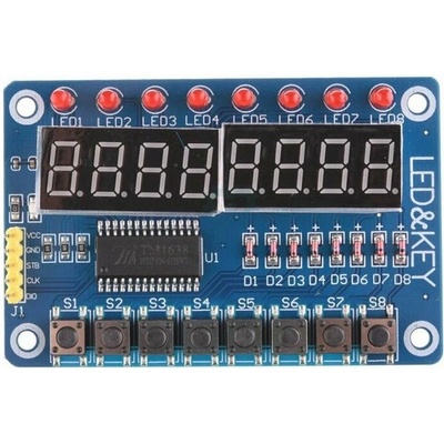 KUONGSHUN ELECTRONICS Ovládací panel TM1638 s LED