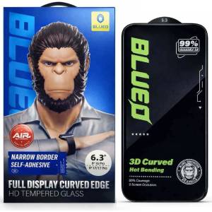Blueo Широк Стъклен Протектор за iPhone 16 Pro, Blueo Narrow Border Glass, Прозрачен (6934663762194)
