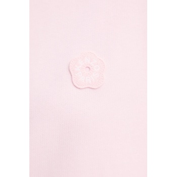 KENZO Памучен суичър Kenzo в розово с изчистен дизайн FF52SW1804MF (FF52SW1804MF)