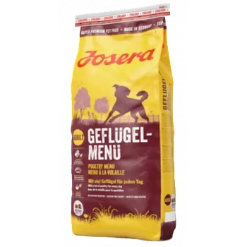 Josera dog poultry menu adult, пълноценна храна за пораснали кучета с месо от птици 12, 5 кг, Германия - 50012693