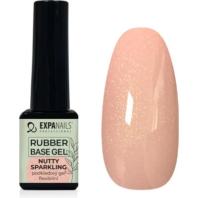 Expa nails expanails Uv led gel rubber base nutty sparkling 5 ml
