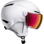 Atomic Ски каска Atomic Revent Visor Photochromic S1-3 Ski helmet - White Heather / Red Photo - размер One Size (418-1609-0511)