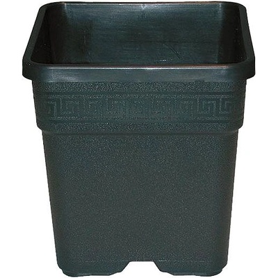 Pasquini e Bini Квадратна Саксия Vega Black P&B 14л (8019)