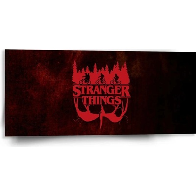 Sablio Obraz Stranger Things Red - 110x50 cm
