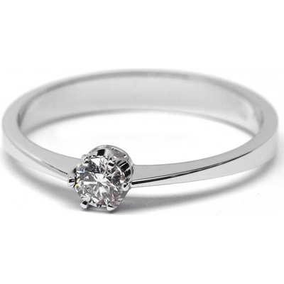 Klenoty Budín Luxusní diamantový zásnubní prsten s diamantem libovolná J 28433 17