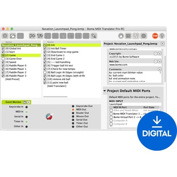Bome MIDI TRANSLATOR PRO (Дигитален продукт)