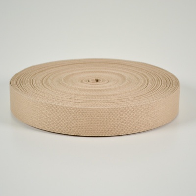 Takoy Bavlněný popruh 3 cm béžový – Zboží Dáma