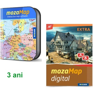 Moza Исторически атлас Многоезичен - Extra Edition, 3 години (MS-4098D-3)