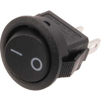 T-LED, Vypínač kolébkový 250V/2A černý