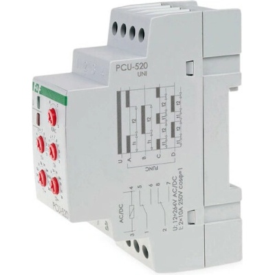 PCU-520 UNI - Univerzální časové relé, 4 funkce, 12-264V, 8A, 2x NO/NC