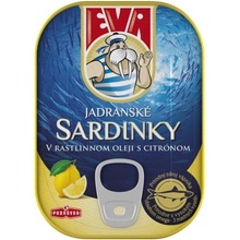 Eva Jadranské sardinky v rastlinnom oleji s citrónom 100 g