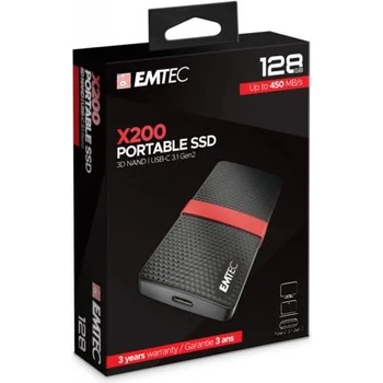 Image 1 of EMTEC X200 128GB USB 3.0 ECSSD128GX200