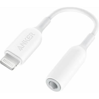 Anker Адаптер Anker от Lightning към 3.5 мм аудио жак, 0.1м, бял (A8193H21)
