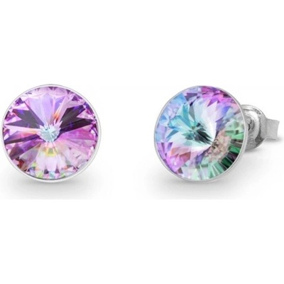 Spark fialové Rivoli se Swarovski Elements Sweet Candy Studs K1122SS39VL Vitrail Light