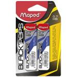 Maped Графитен молив, 0, 7 мм, HB, 2x12 нишки, MAPED "Black Peps" 560410 (560410)