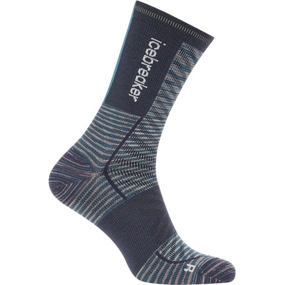 Icebreaker Merino Run+ Ultralight Crew Fusion Dye Graphite Fd Graphite
