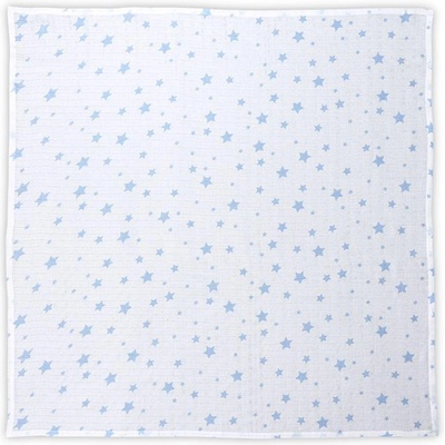 Lorelli ПАМУЧНА ПЕЛЕНА 80/80 СМ white with aquatic stars (3800166103990)