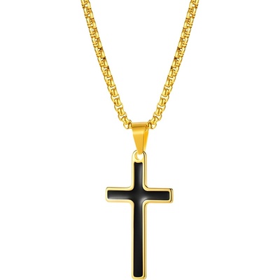 HARAHU Колие fc-22848 - Златен / Черен kp22848 (fc-22848)