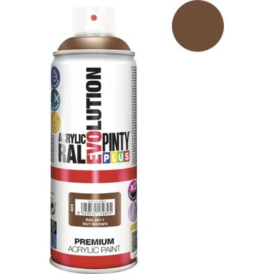 Pintyplus Evo farba v spreji 400 ml RAL 8011 oriešková hnedá
