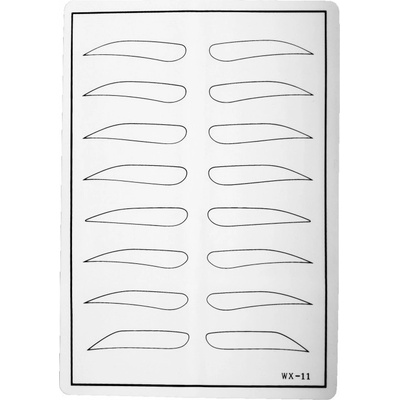 Tasha Tréninková kůže šablona obočí WX-11