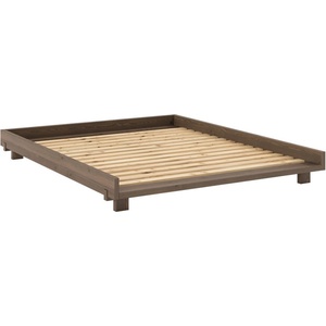 Karup Design Кафяво двойно легло 160x200 cm от масивен бор с включена подматрачна рамка Social - Karup Design (434106160200)