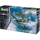 Revell Plastikový model letadla 03710 Messerschmitt Bf Spitfire Mk.V 1:72