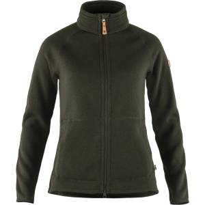 Fjällräven Дамско поларено яке Fjällräven Women's Övik Fleece Zip Sweater Fleece jacket - Deep Forest - размер XXS (105-2814-0311)